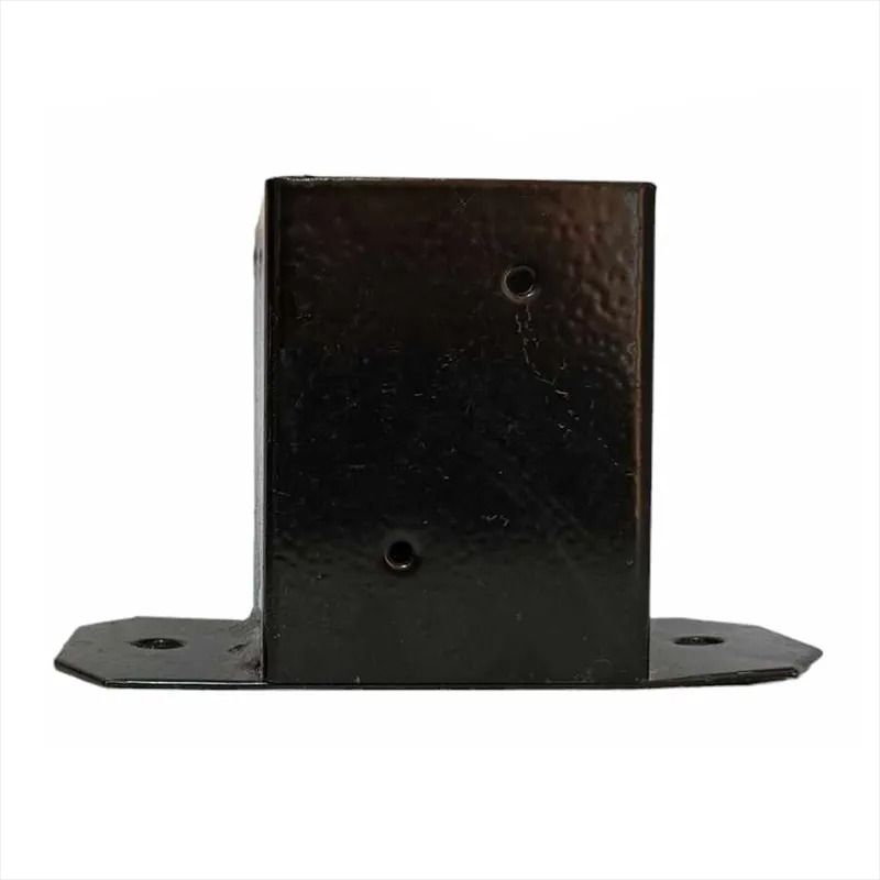 FENCE POST BRACKET KYL-T 50X50X2.5MM BLACK