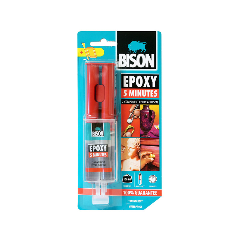 BISON EPOXY 5 MIN SYRINGE CARD