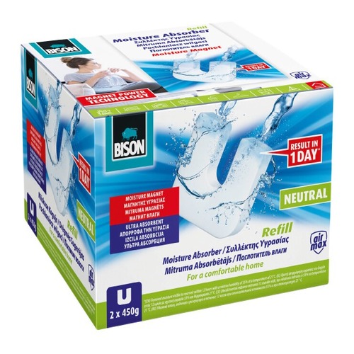 BISON A AIRMAX -REFILL MAGNET NEUTRAL 2X450G
