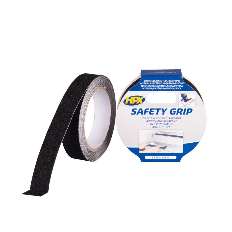 HPX SAFETY GRIP   25MMX5M BLACK