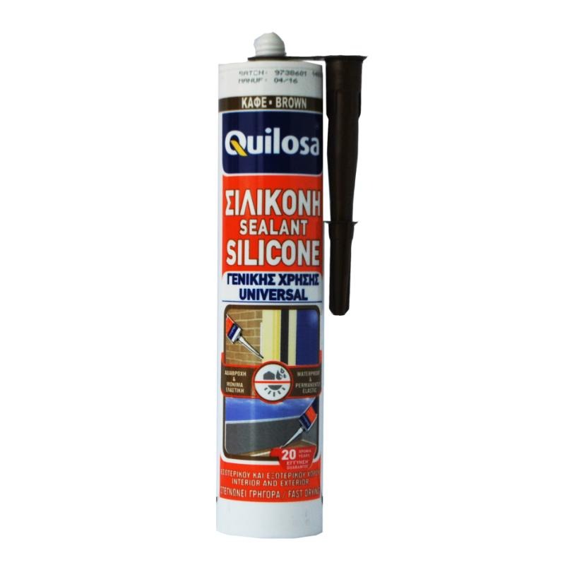 QUI.A SEALANT SILICONE UNIVERSAL BROWN
