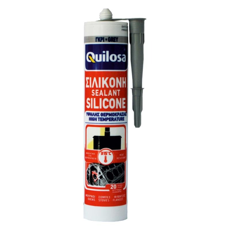 QUI.A SEALANT SILICONE HI-TEMP. GREY