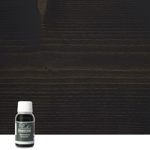 RUBIO MONOCOAT OIL HYBRID WOOD PROTECTOR, TC, BLACK 100ml 3 m²