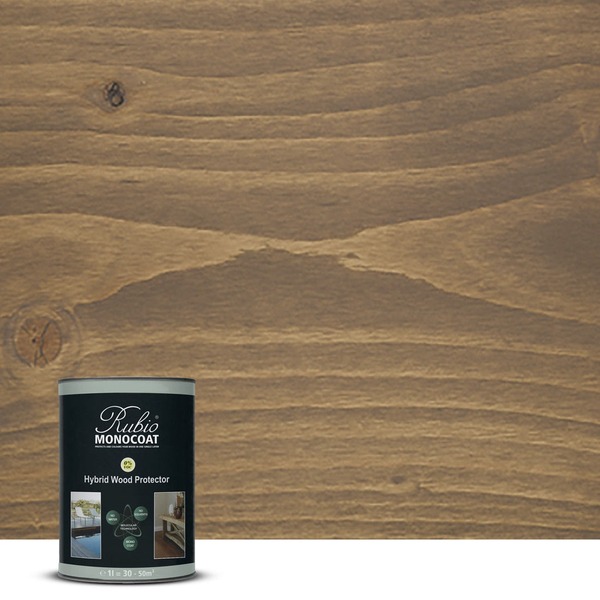 RUBIO MONOCOAT OIL HYBRID WOOD PROTECTOR, TC, TAUPE 1L 30 m²