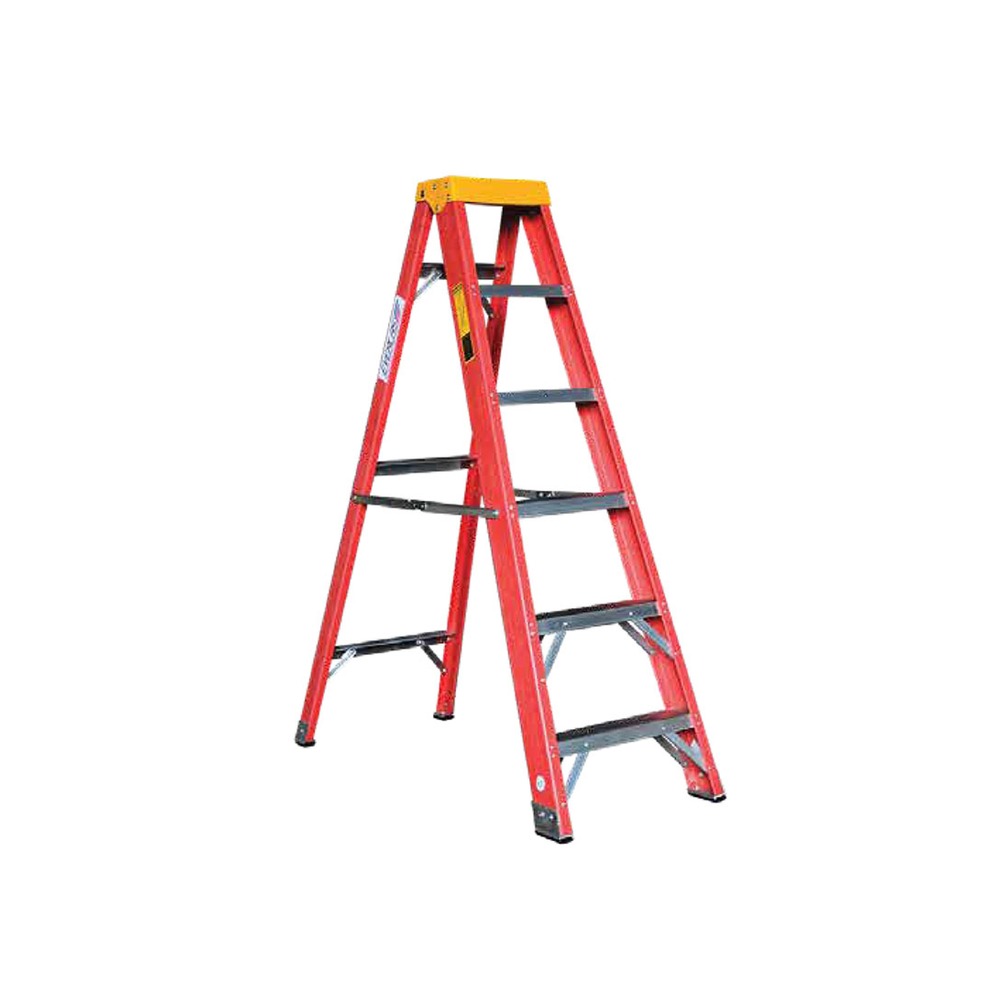 FIBERGLASS SINGLE SIDE 5 STEPS 1.80M