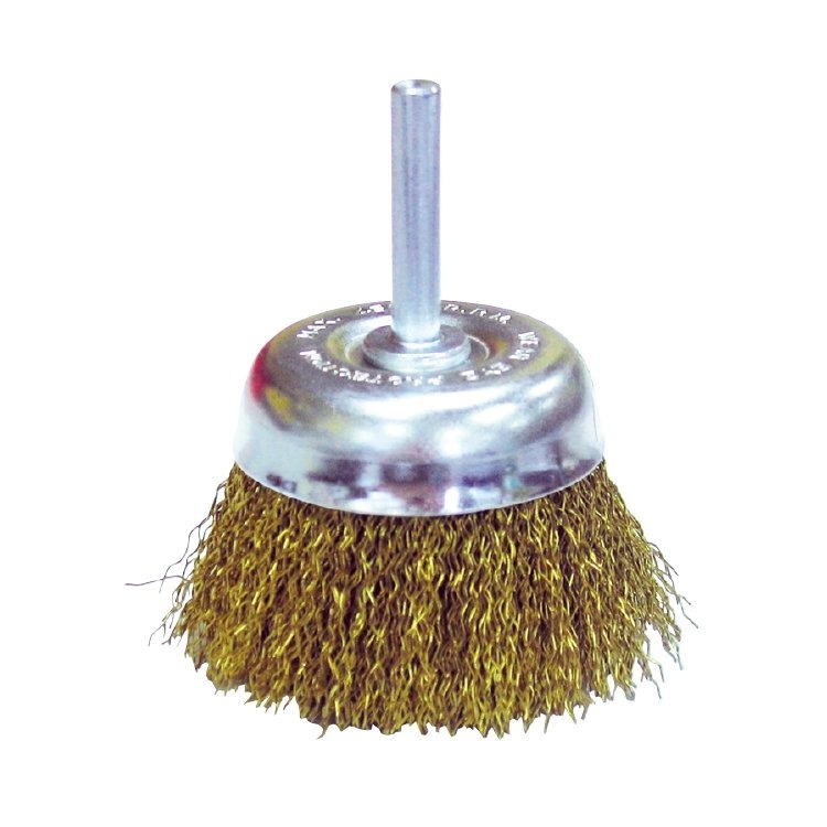 WIRE CUP BRUSH FOR DRILL 75MM