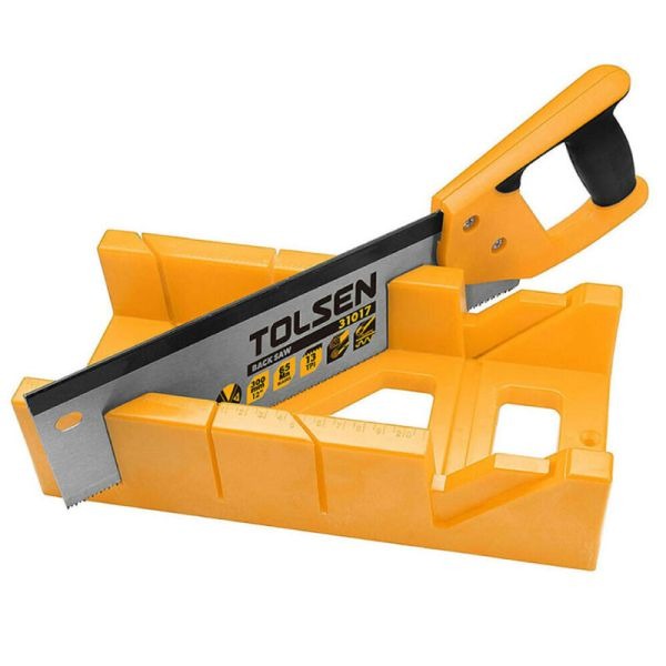 MITRE BOX & BACK SAW 300MM TOL31017 TOLSEN