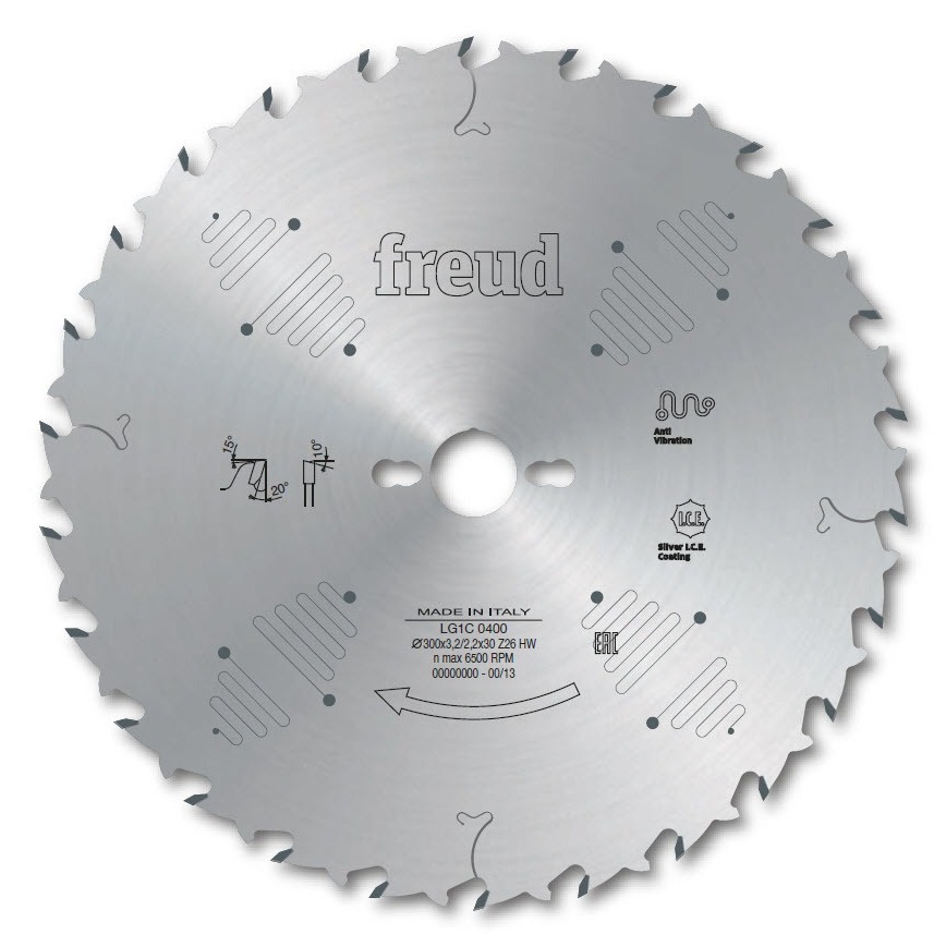 FREUD SAWBLADE 250X3.2X30MM Z22 ARAIODONTOS
