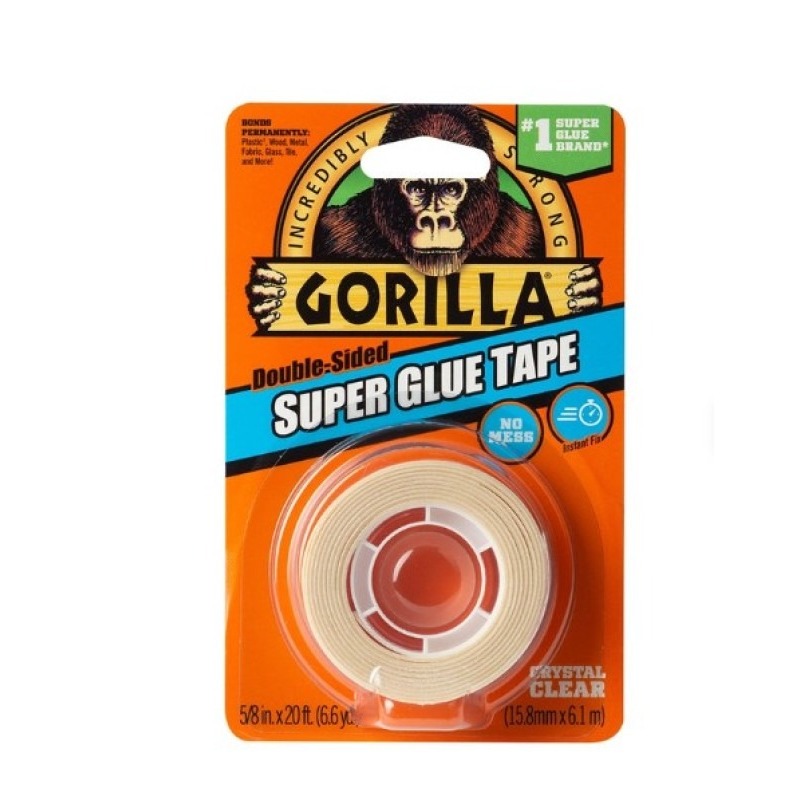 GORILLA SIDE TAPE-SUPER GLUE-DOUBLE SIDED-6.1M