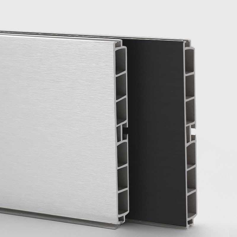 SKIRTING BOARD 10CM 4M NICKEL MAT