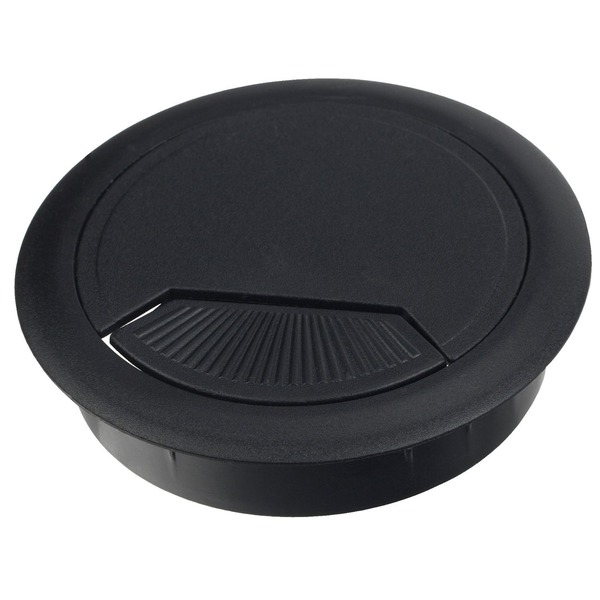 CABLE PORT 80MM BLACK