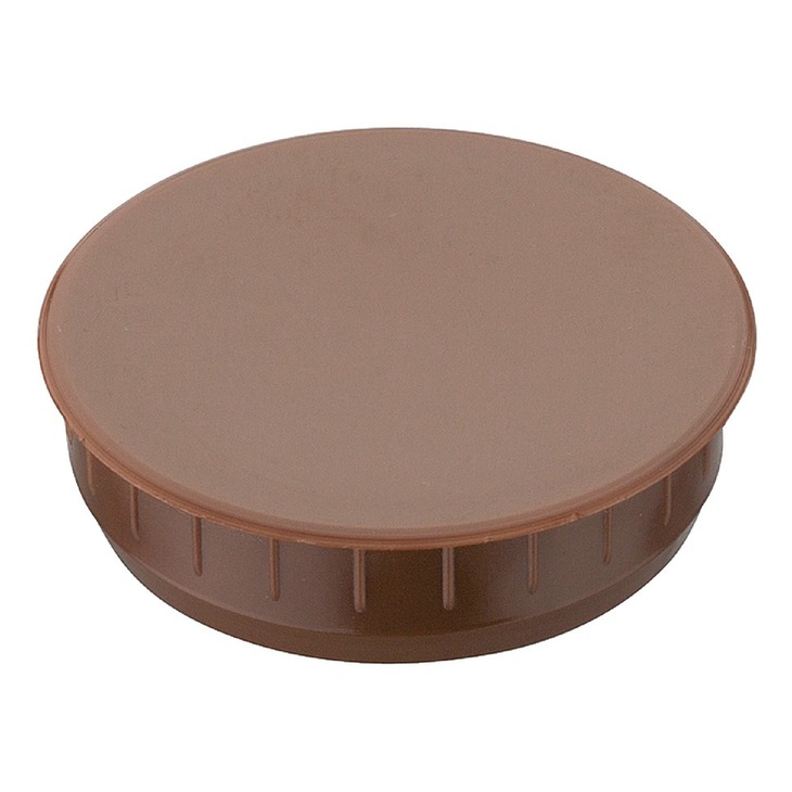 HAFELE COVER CUP BROWN 35MM