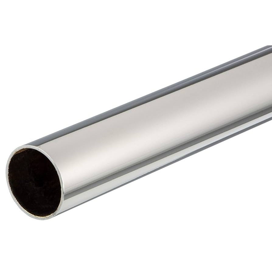 WARDROBE TUBE NICKEL 25MM 3M