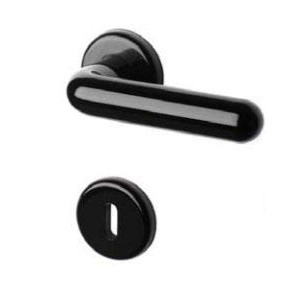 DOOR HANDLES PLASTIC BLACK