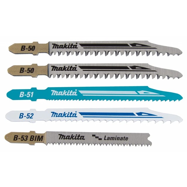 MAKITA B-48527 BLADES SET 5PCS IN PLASTIC CASE