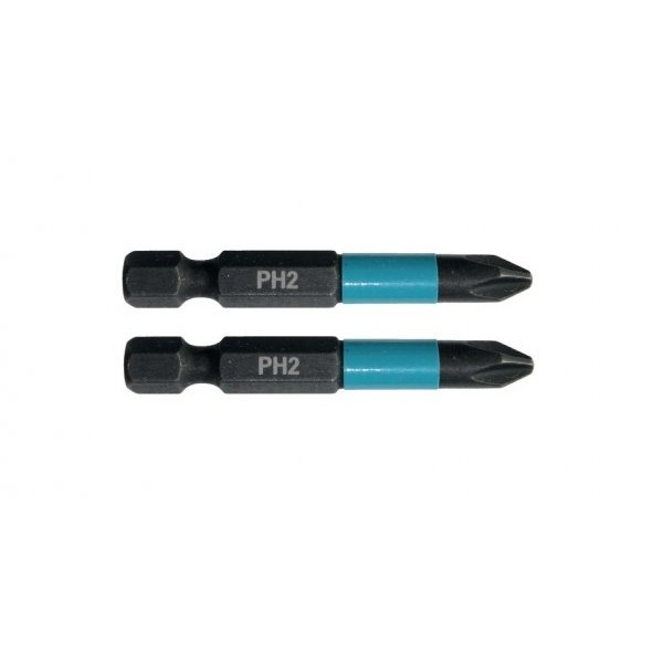 MAKITA B-63725 DRIVER BITS BLACK 50MM PH2 X 2