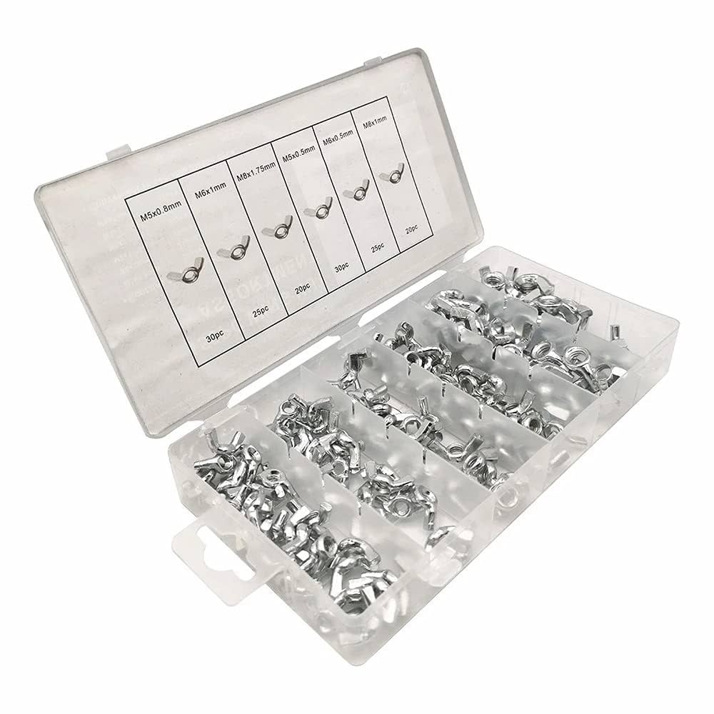 MAXIFIX 70PCS WING NUT ASSORTMENT