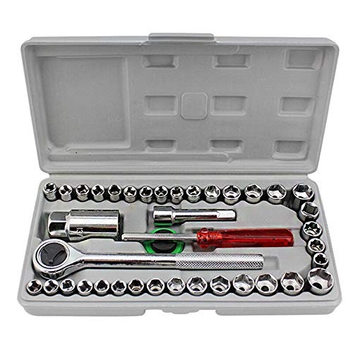 DRIVER SOCKET SET 1/4 AND 3/8 40PCS