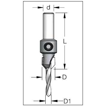 DIMAR COUNTERSINK 2022305 3MM