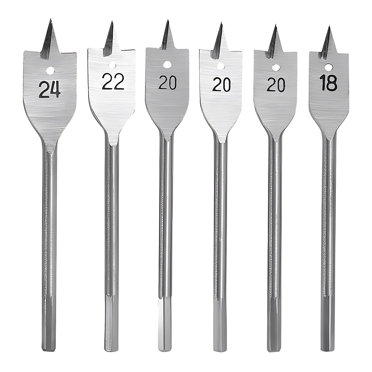 FLAT SPADE BITS SET 6PCS