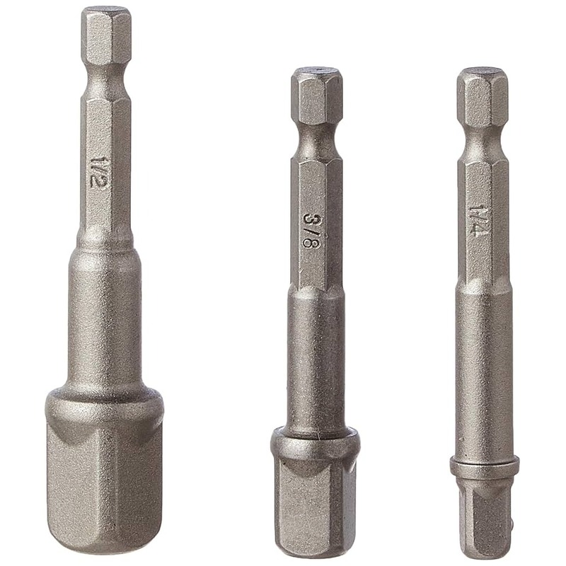 TOTAL SOCKET ADAPTORS 1/4'', 1/2'', 3/8''
