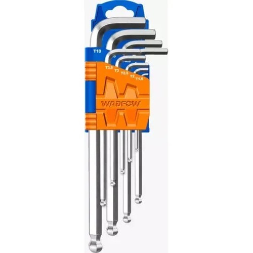 WADFOW BALL POINT HEX KEY 1.5 - 10MM 9PCS