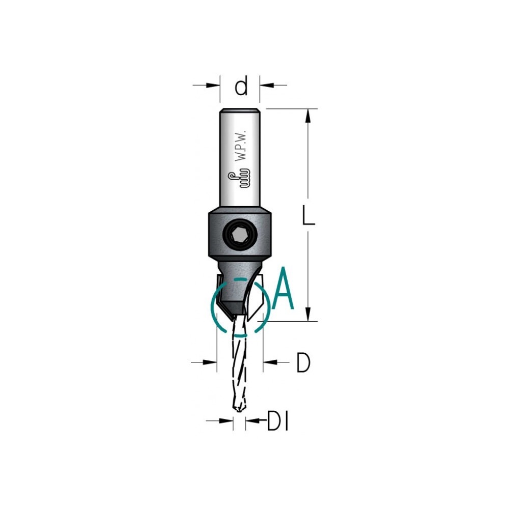 WPW COUNTERSINK 3MMX10MM