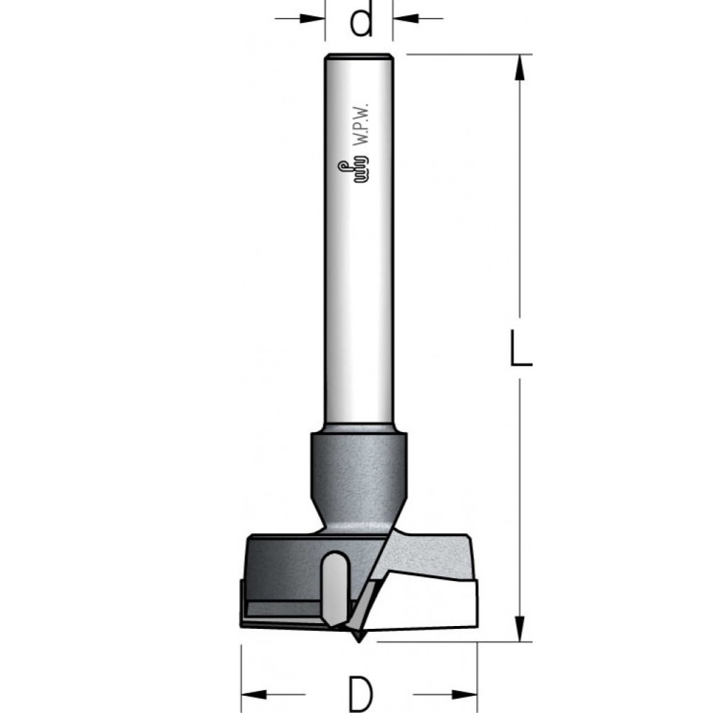 WPW BORING BIT D 35MM 10MM SHANK