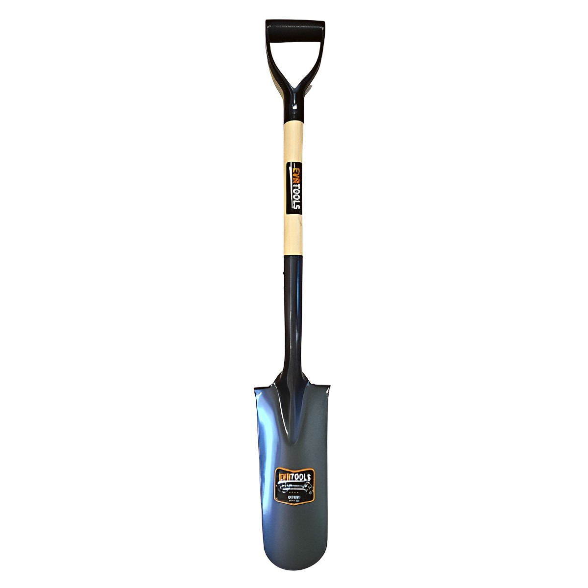DRAINAGE SHOVEL WITH WOODEN HANDLE