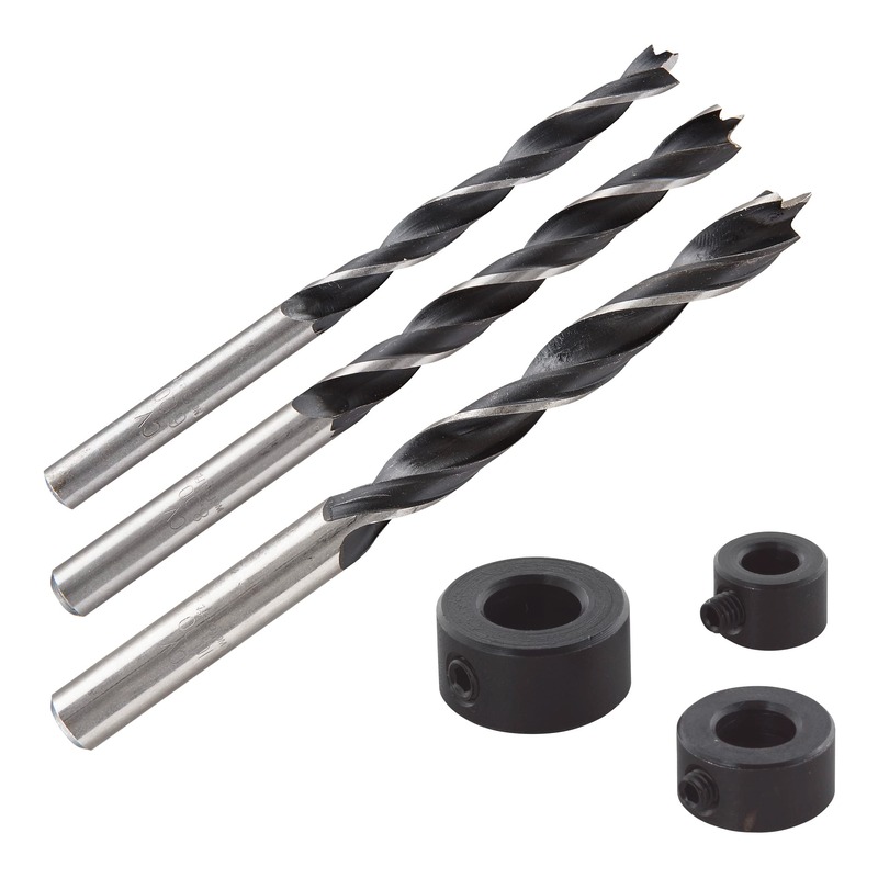 Wolfcraft 2730 Dowel Drills (Pack of 3) - 6, 8 and 10mm