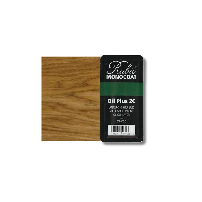 RUBIO MONOCOAT OIL + 2C - COMP A CASTLE BROWN 6ml