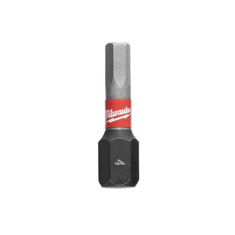 MILWAUKEE 4932430895 4MM X 25MM HEX SHOCKWAVE BIT(2PCS)