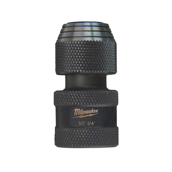 MILWAUKEE 4932471828 SHOCKWAVE ADAPTOR 1/2SQ-1/4HEX