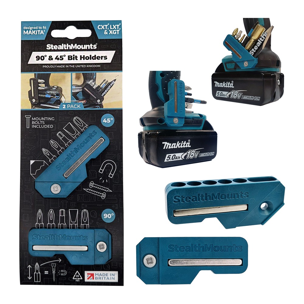 STEALTHMOUNTS 90' & 45' BIT HOLDER FOR MAKITA