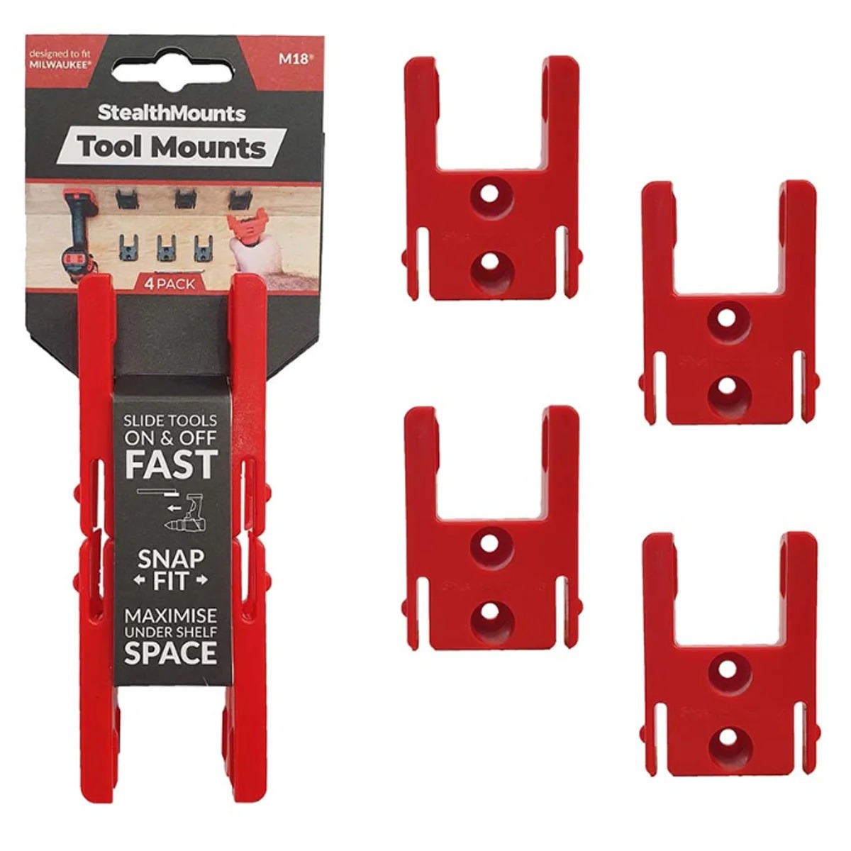 STELATHMOUNTS TOOL MOUNTS FOR MILWAUKEE M18