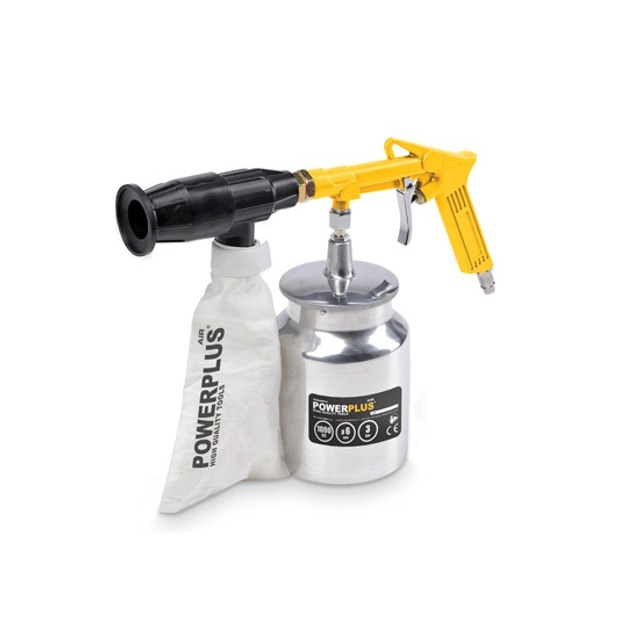 POWERPLUS POWAIR0014 PNEUMATIC SANDBLASTER SET