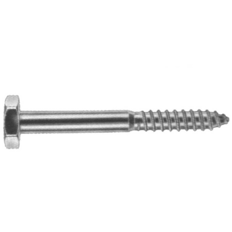 6X30MM A2 STAINLESS STEEL HEX LAGBOLTS D571
