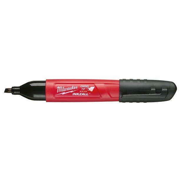 MILWAUKEE 48223103 INKZALL MARKER CHISEL TIP BLACK PERMANENT