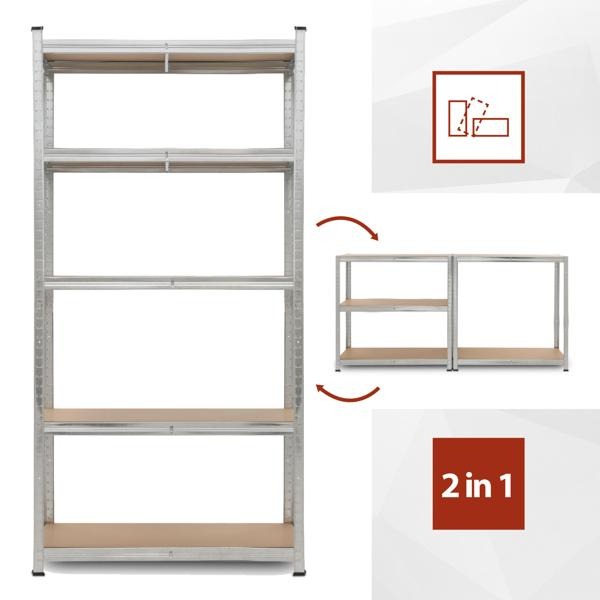 KREATOR KRT674001 STORAGE RACK 5 SHELVES 875KG