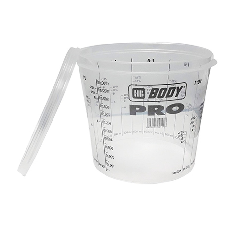 MIXING CUP & LID 400ML & LID BODY