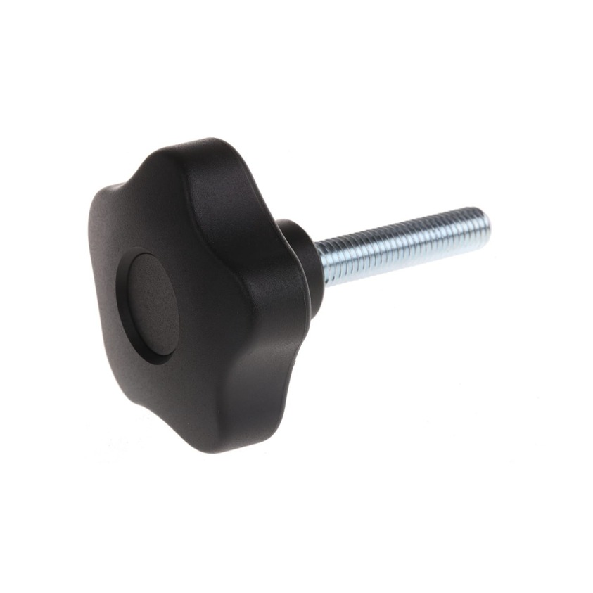 10X30MM DISC KNOB WITH ZINC THREADED END