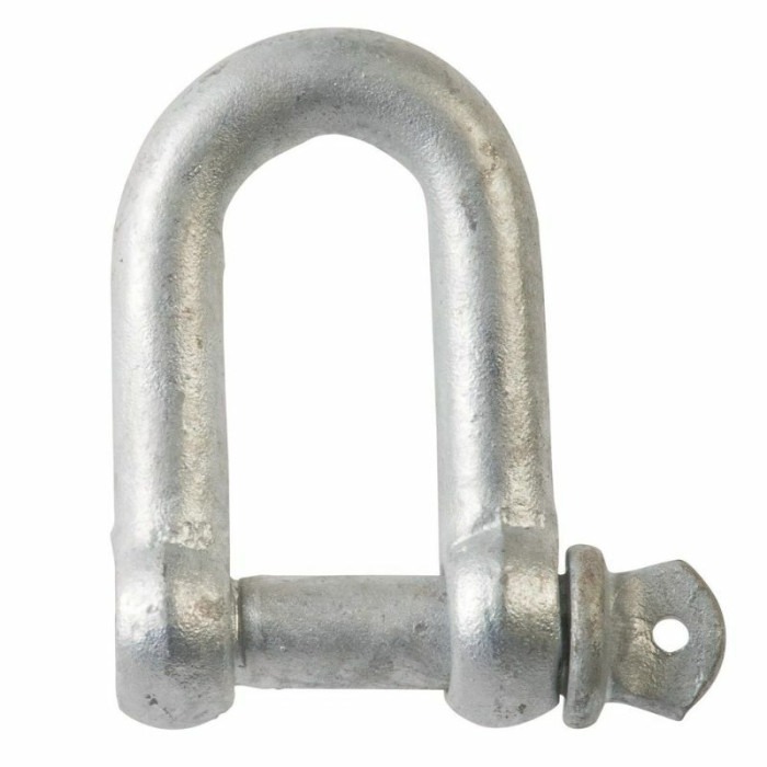 D SHACKLES GALVANIZED 6MM