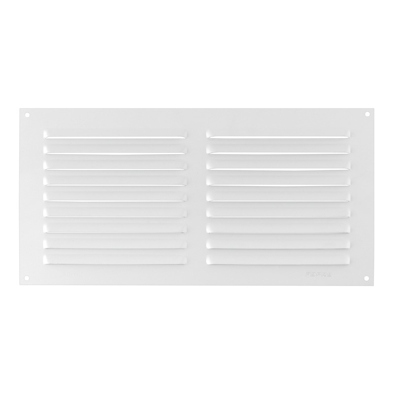 VENTILATION GRILL 0.6MM 10X20 WHITE