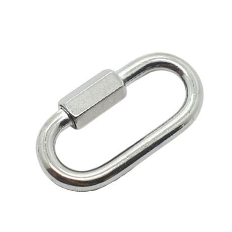 LOCKING CHAIN CONNECTOR WITH THREAD 6MM