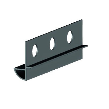 PLASTIC CORNER FOR CERAMICS 2.5M GREY