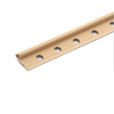 PLASTIC CORNER FOR CERAMICS 2.5M DARK BEIGE