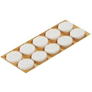 PW 4PCS 35MM SET FELTS WHITE
