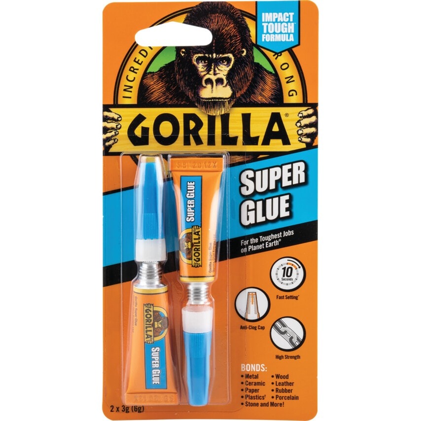 GORILLA SUPER GLUE 2X3g