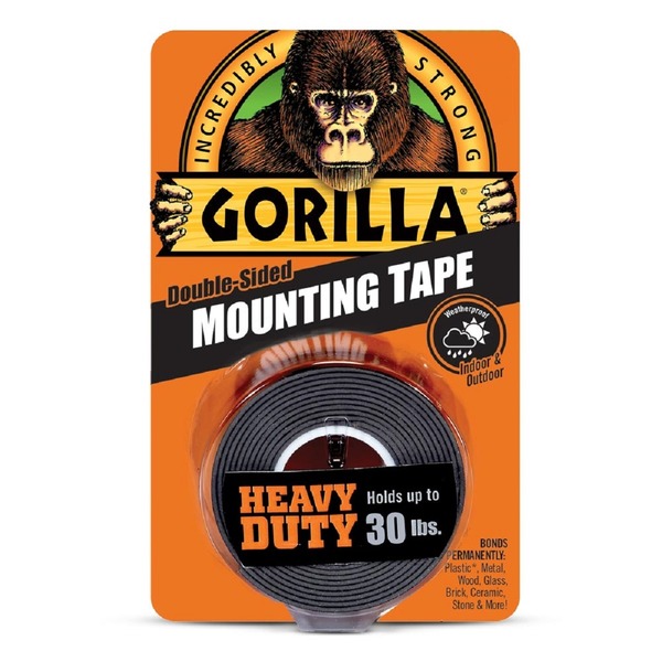 GORILLA TAPE MOUNTING BLACK 1.5m