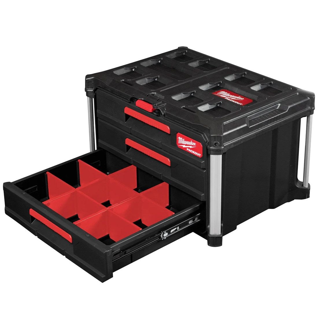 MILWAUKEE 4932472130 PACKOUT 3 DRAWER TOOL BOX